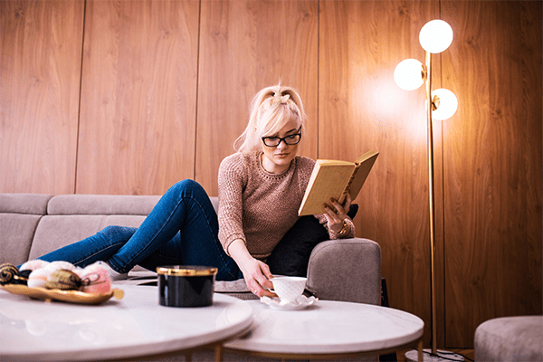 Woman reading