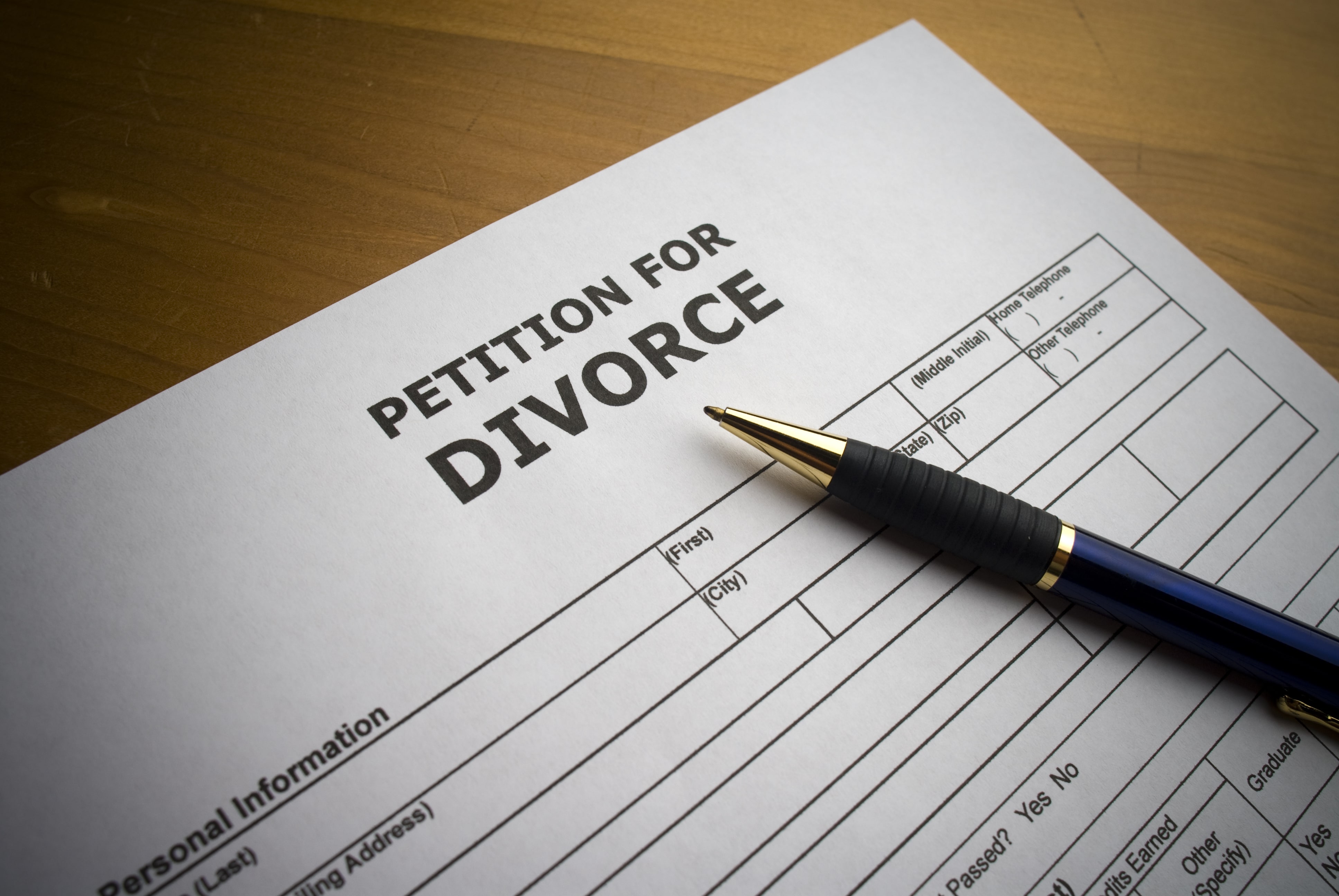 Petition for divorce