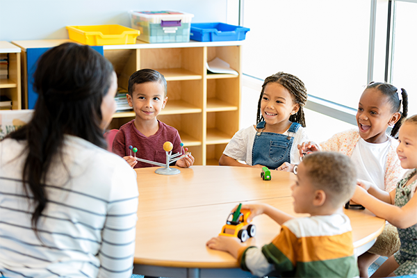 CHildren at daycare